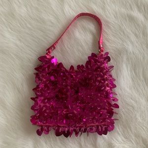 Hot Pink Sequin Mini Bag Purse